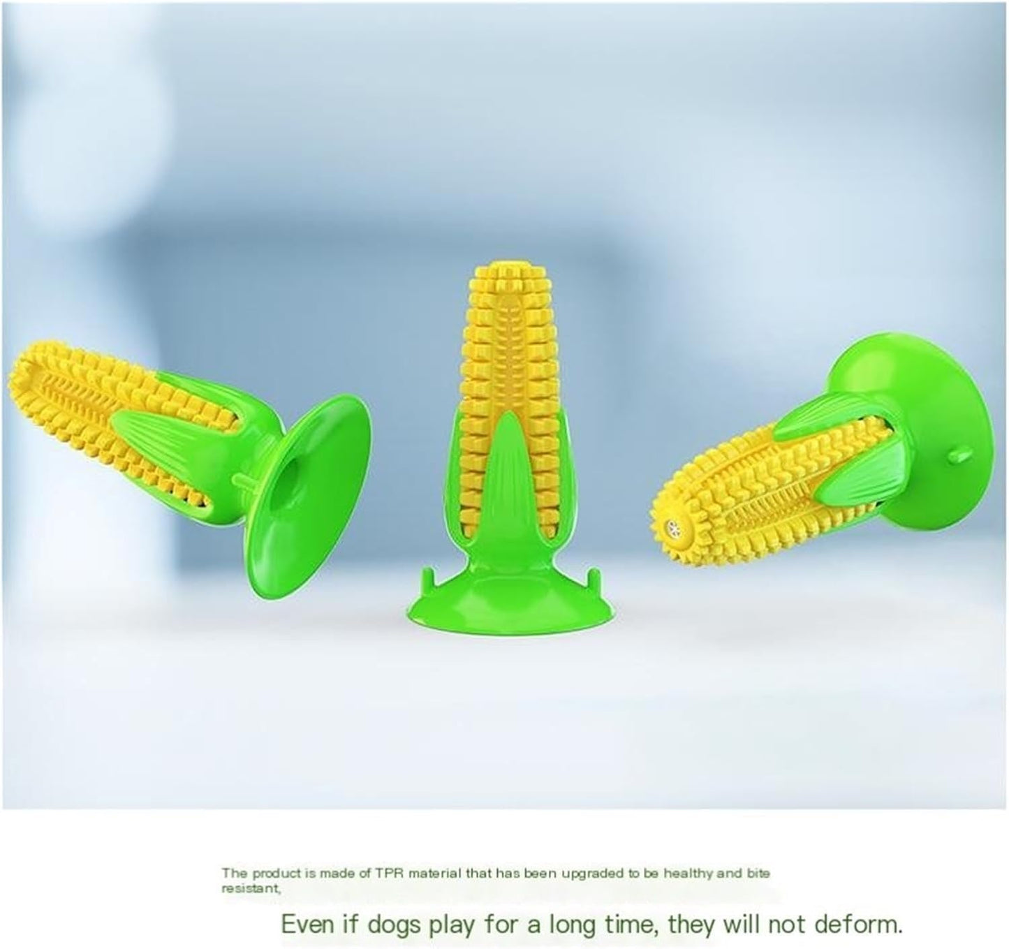 Dog Chew Stick for Teeth Cleaning Pet Chewing Toy with Suction Cup Puppy Teething Chew Bone for Small Medium Large Dogs Applicable