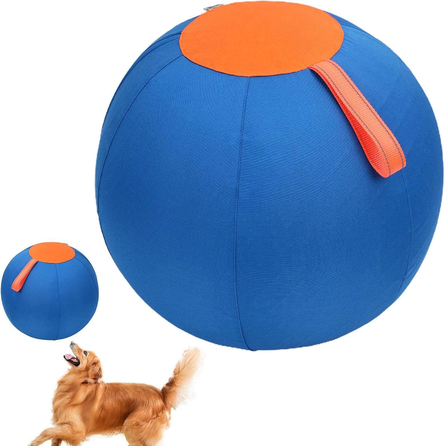 Large Dog Ball Toys, Large Inflatable Dog Balls | Inflatable Big Ball Toys for Pets | Wear-Resistant Strengthening Toys, Puppy Toys 45x45x45cm/17.7x17.7x17.7 inches